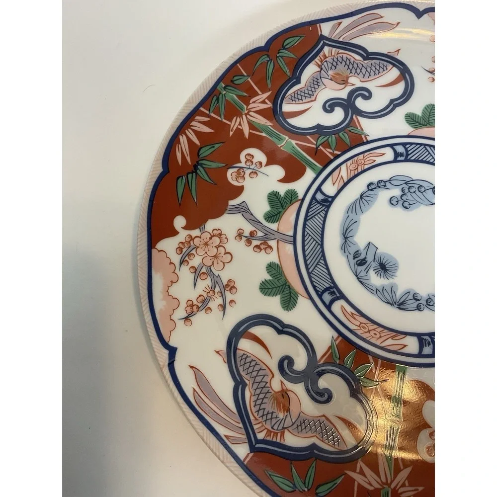 Georges Briard Heirloom Fine China Dinner Plates Vintage‎ Asian Oriental 10.25